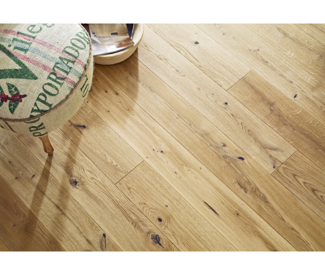 Sandstorm Oak Classic Engineered Wood Flooring 14mm x 130mm Brushed Matt Lacquered