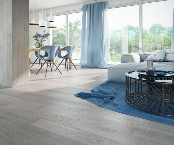 Silver Oak Classic Engineered  Wood Flooring 14mm x 130mm Brushed Matt Lacquered