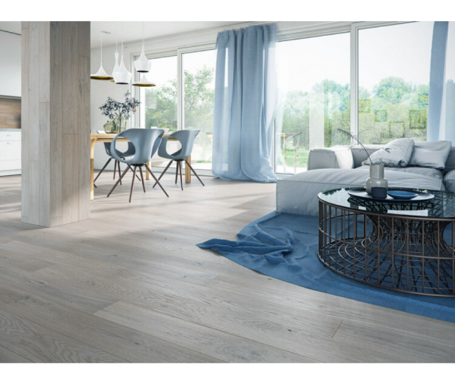 Silver Oak Classic Engineered  Wood Flooring 14mm x 130mm Brushed Matt Lacquered