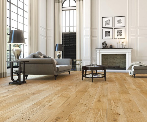 Splendour Oak Classic Engineered Wood Flooring 14mm x 207mm Brushed Matt Lacquered