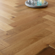 Natural Smoked Oiled Classic Oak Herringbone Engineered Wood Flooring 14mm x 90mm Smkoed Oiled