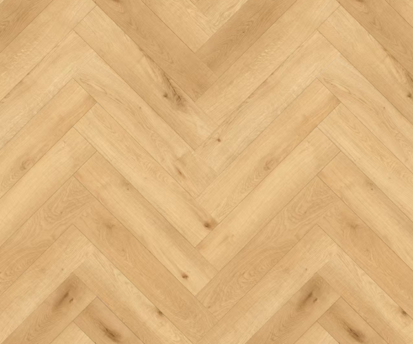 Natural Oak Herringbone Laminate Flooring 12mm x 101mm