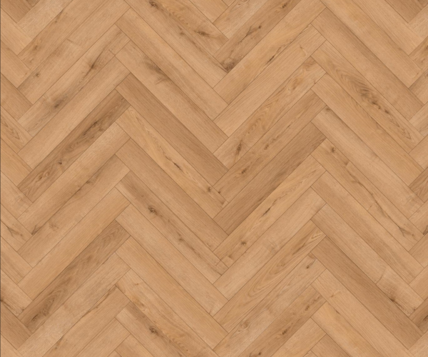 Golden Oak Herringbone Laminate Flooring 12mm x 101mm