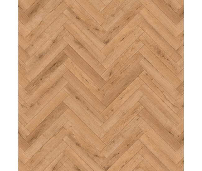 Golden Oak Herringbone Laminate Flooring 12mm x 101mm