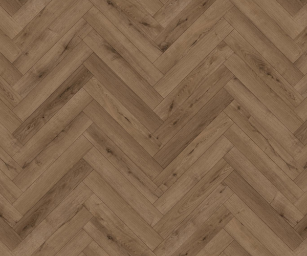 Smoked Oak Herringbone Laminate Flooring 12mm x 101mm