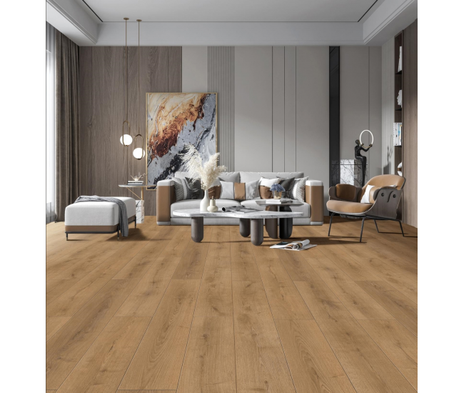 Misty Oak Plank Laminate Flooring 12mm x 198mm