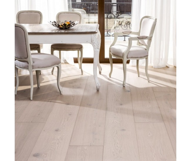 Natural Oak Classic Oak Engineered Wood Flooring 14mm x 190mm Unfinished