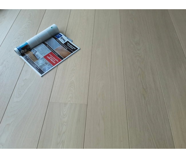 Prime Vanilla Oak Engineered Wood Flooring Plank 14mm x 90mm Invisible Lacquered