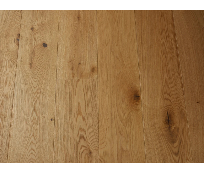 Russet Oak Engineered Wood Flooring 14mm x 190mm Brushed Matt Lacquered