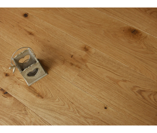 Russet Oak Engineered Wood Flooring 14mm x 190mm Brushed Matt Lacquered