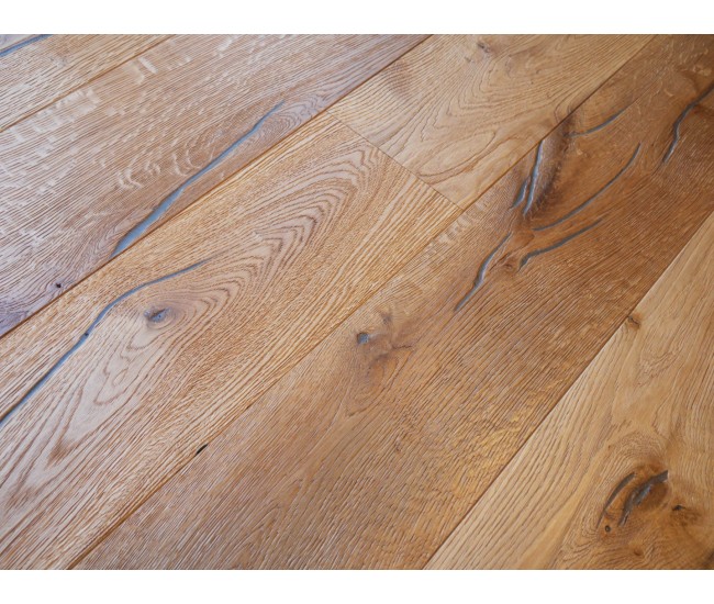 Antique Autumn Engineered Oak Wood Flooring 20mm x 190mm Premium Hard Wax Oiled